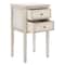 Safavieh Toby End Table- White Birch - 29.7 x 14.2 x 16.9 in. AMH6625D - alternate 3